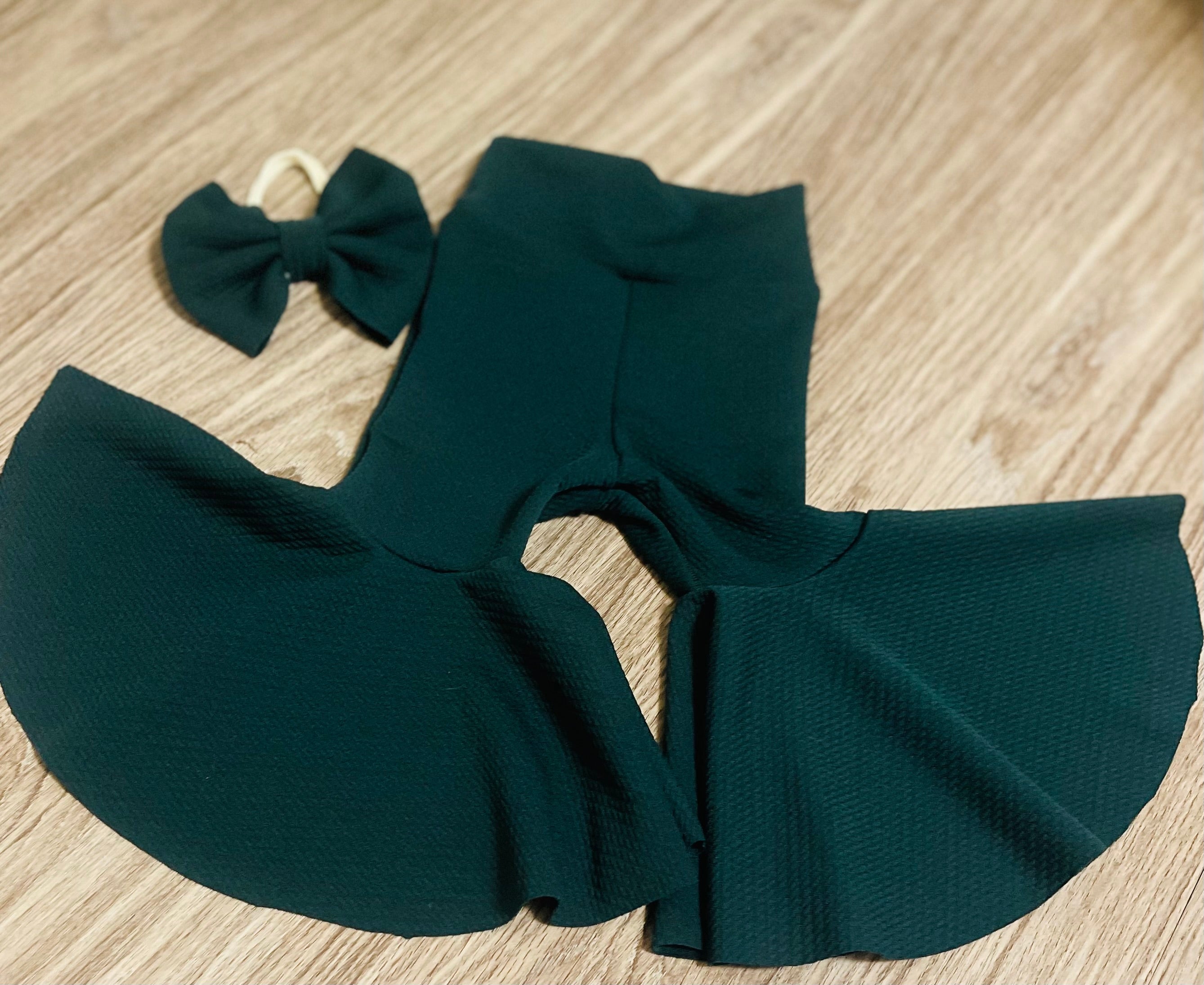 Boho Baby Toddler Bellbottom and Bow set
